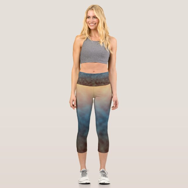 Amber Skies Capri Leggings (Front)