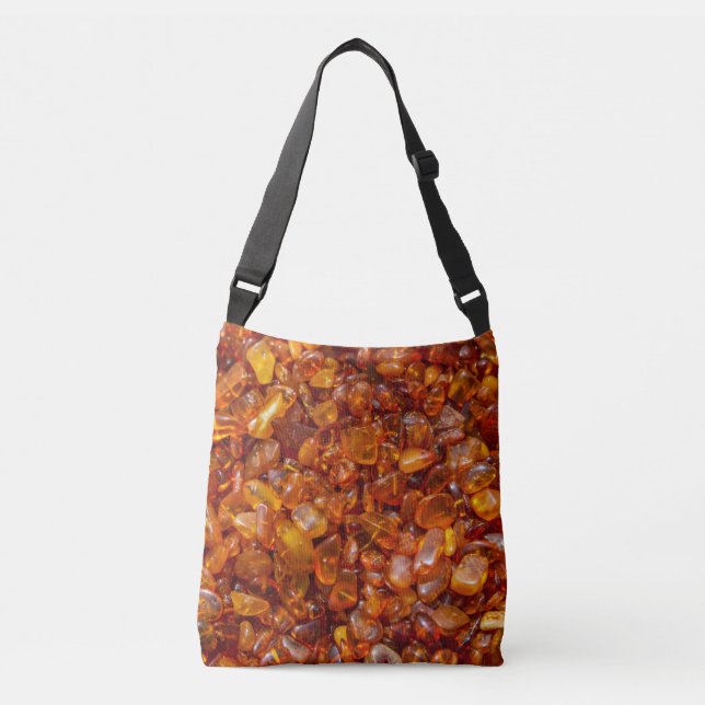 Amber stones crossbody bag (Front)