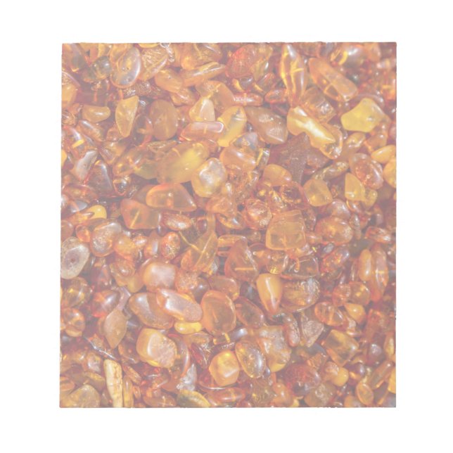 Amber stones notepad (Front)