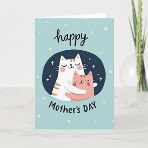 Amber Stripes Mothers Day Card