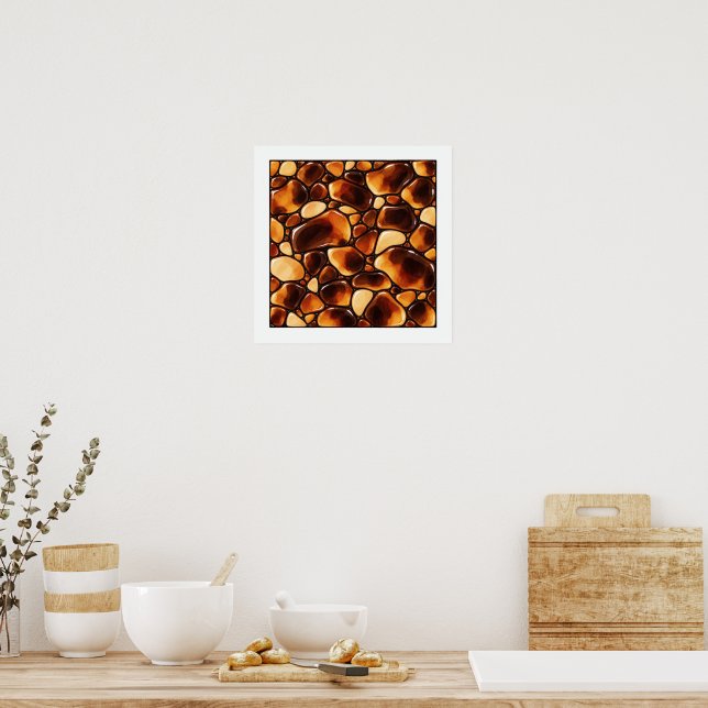 Amber Tortoiseshell Poster (Kitchen)