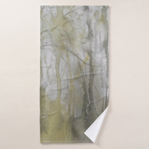 Amber Wilds Watercolor Abstract Print Bath Towel Set