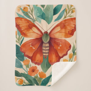 Amber Wings Sherpa Blanket