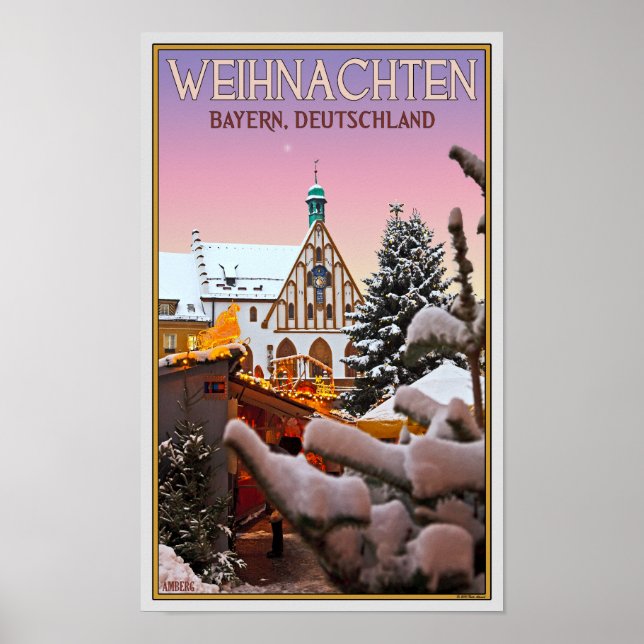 Amberg - Weihnachten Bayern Poster (Front)