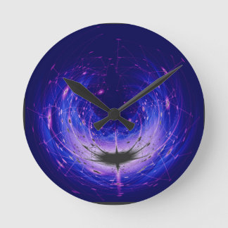 Amberlight Cold Blue Polar Flare = Round Clock