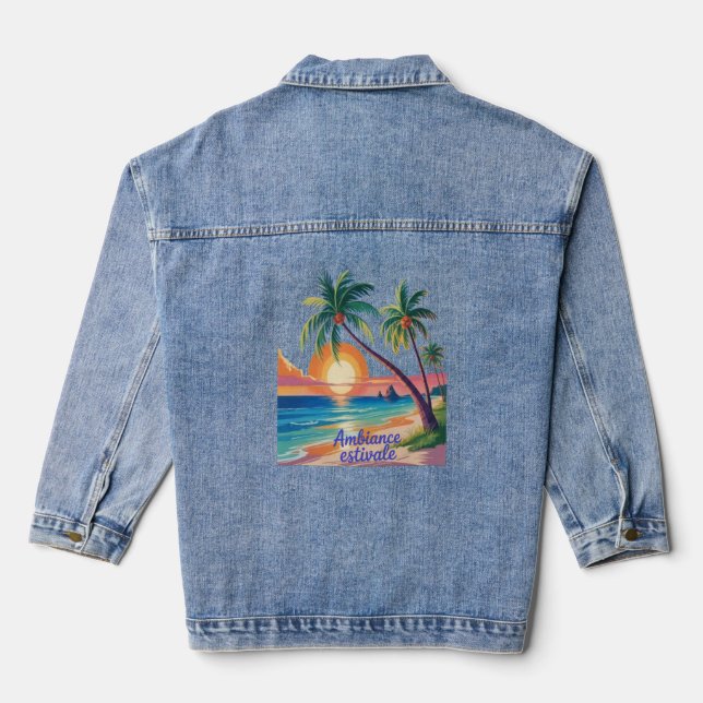 Ambiance Estivale Denim Jacket (Back)