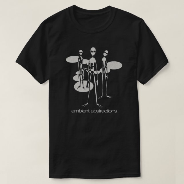 Ambient Abstractions Aliens Black Shirt (Design Front)