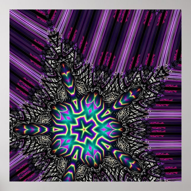 Ambient Snowfall - Ken Gauge Art Poster (Front)