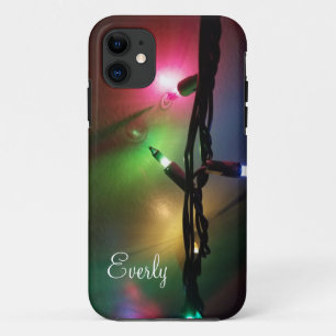 Ambient twinkle lights with name Case-Mate iPhone case