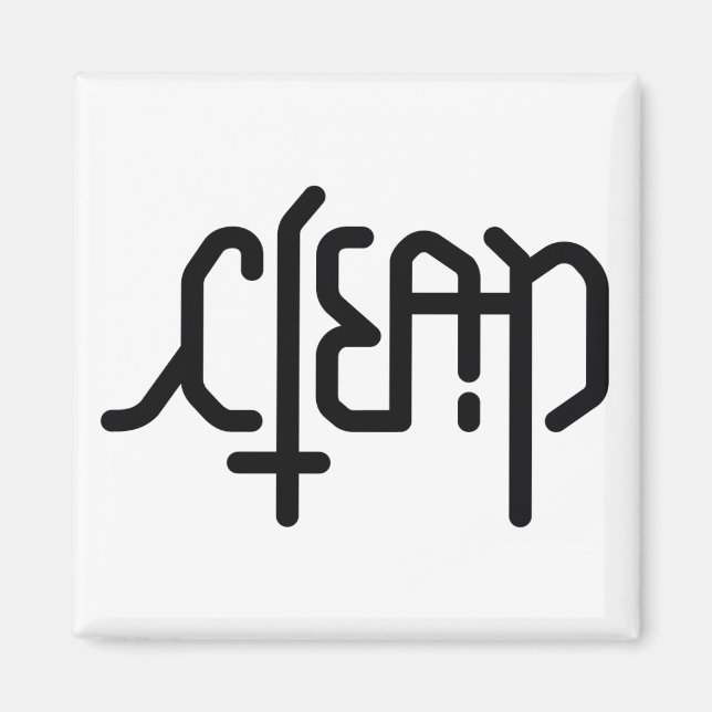 Ambigram Dishwasher Magnet (Front)
