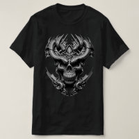 Ambiguous Art Dragon Alien Creature Skull Design