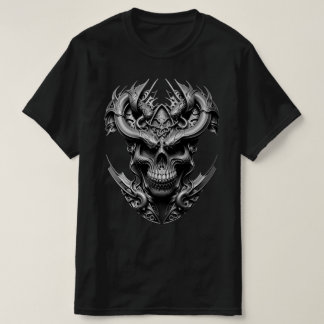 Ambiguous Art Dragon Alien Creature Skull Design T-Shirt