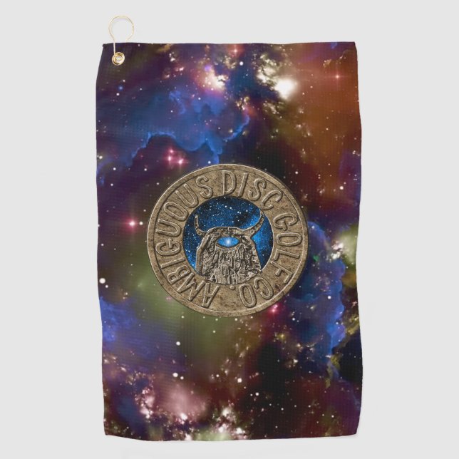 Ambiguous Disc Golf Co. Disc Towel (Front)