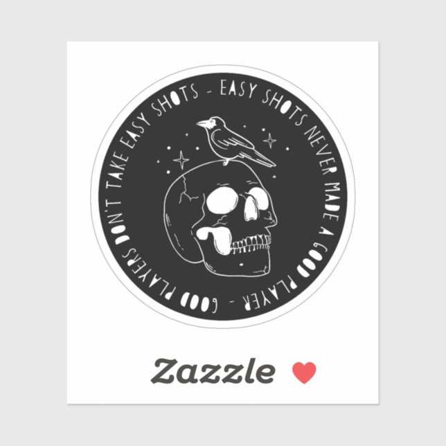 Ambiguous Disc Golf Sticker (Sheet)