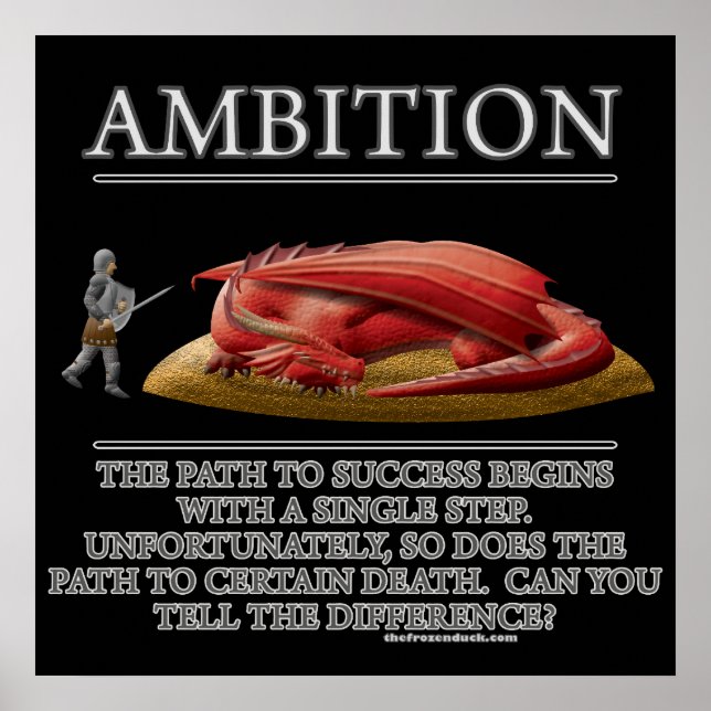 Ambition Fantasy (de)Motivator Poster (Front)