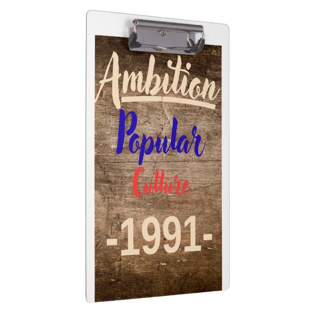 Ambition: Popular Culture Clipboard (Right)