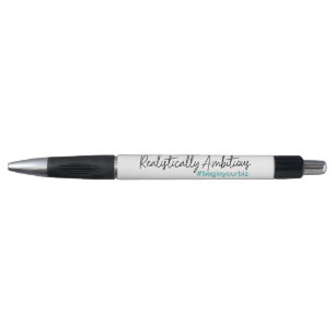 Ambition slogan pen