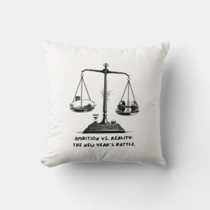 Ambition vs. Reality T-Shirt Cushion