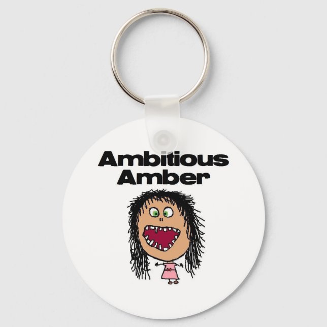 Ambitious Amber Key Ring (Front)