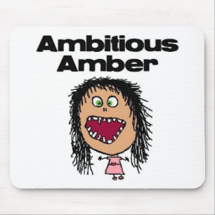 Ambitious Amber Mouse Pad