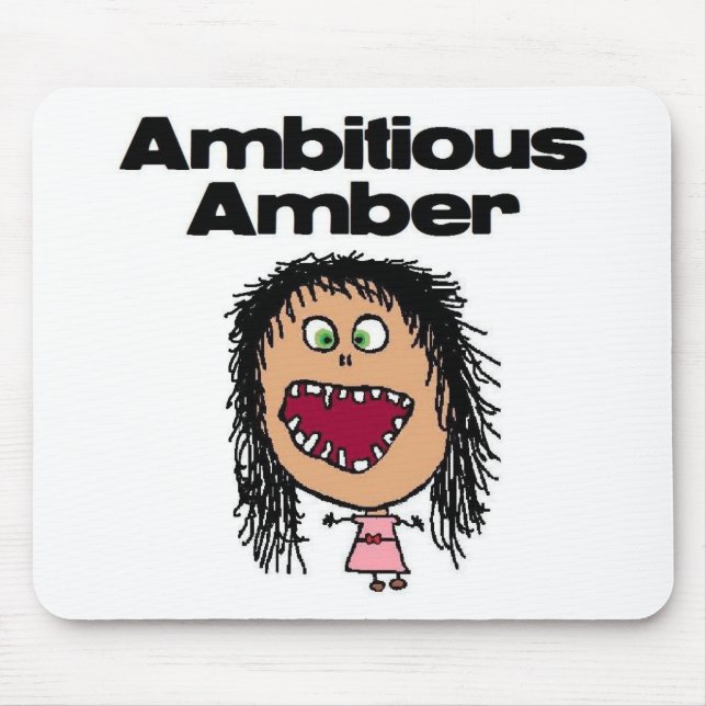 Ambitious Amber Mouse Pad (Front)