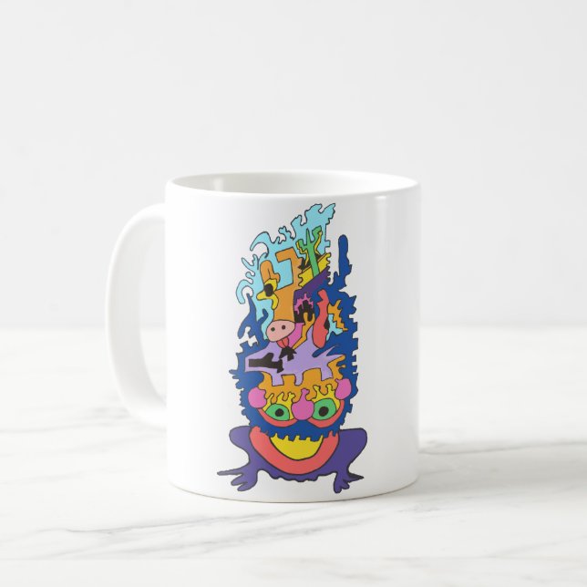 Ambitious Frog Coffee Mug (Front Left)