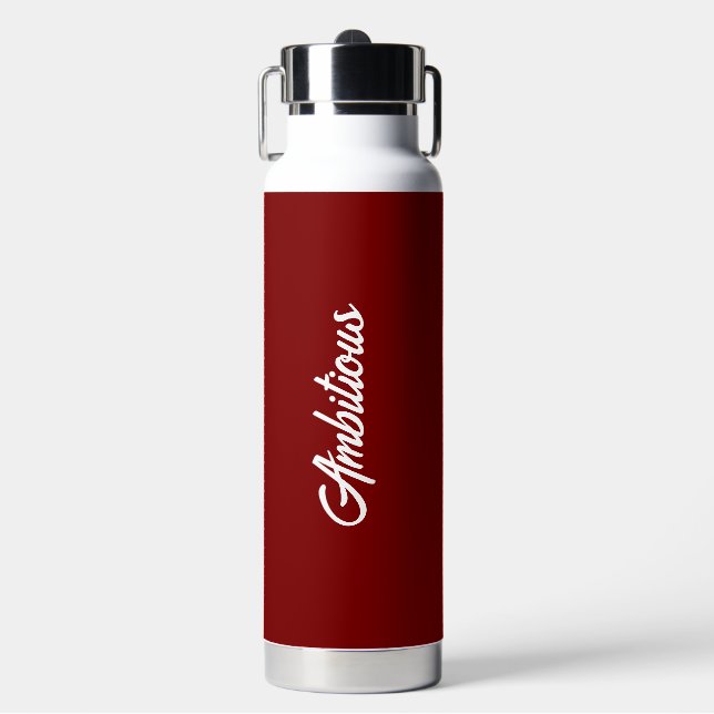 Ambitious Water Bottle (Front)