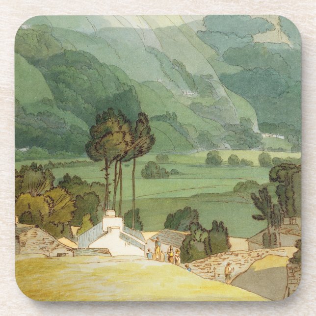 Ambleside, 1786 (w/c with pen and ink over graphit coaster (Front)