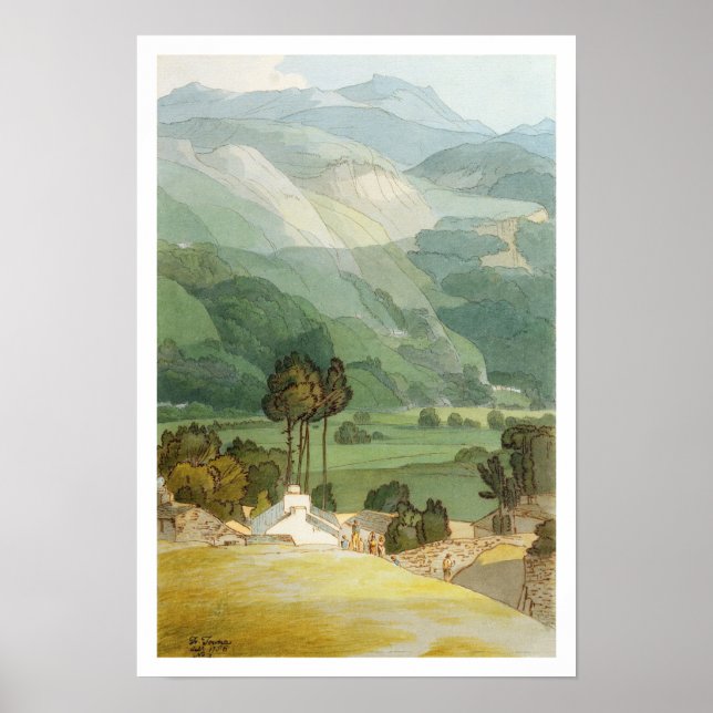 Ambleside, 1786 (w/c with pen and ink over graphit poster (Front)