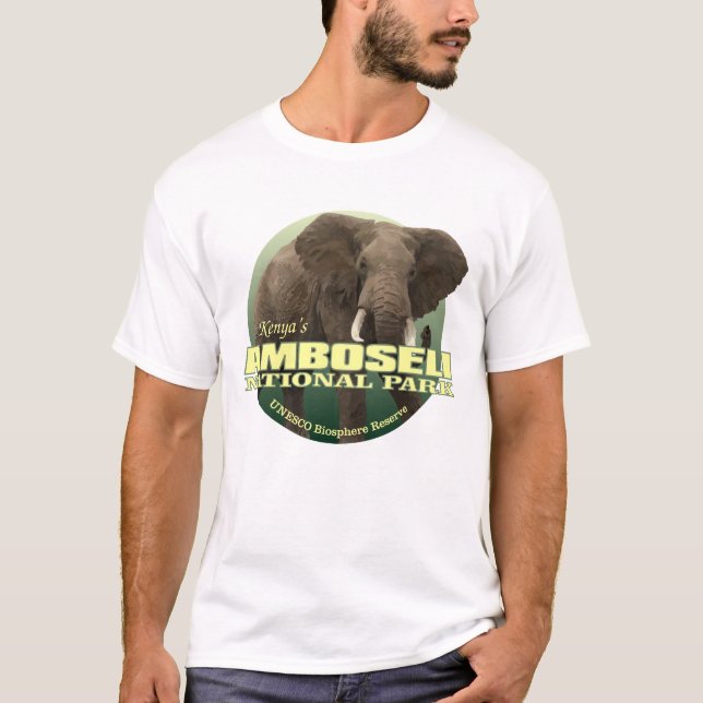 Amboseli NP (African Elephant) WT T-Shirt (Front)