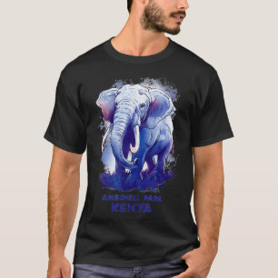 Amboseli Park Kenya Safari National Park Game Rese T-Shirt