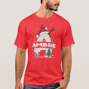 Ambre Christmasw Ambre Name for funny Xmas  T-Shirt
