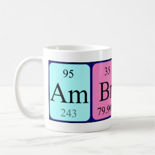 Ambrose periodic table name mug