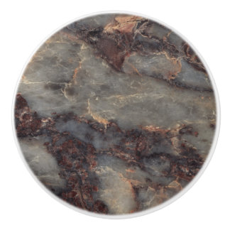 Ambrosia Stone Pattern Background - Stunning! Ceramic Knob