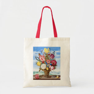 Ambrosius Bosschaert Bouquet of Flowers Still Life Tote Bag
