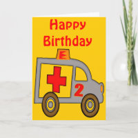 Ambulance 2nd Birthday Gifts