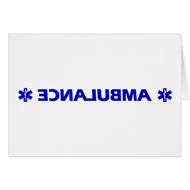 Ambulance (backward) (Front Horizontal)