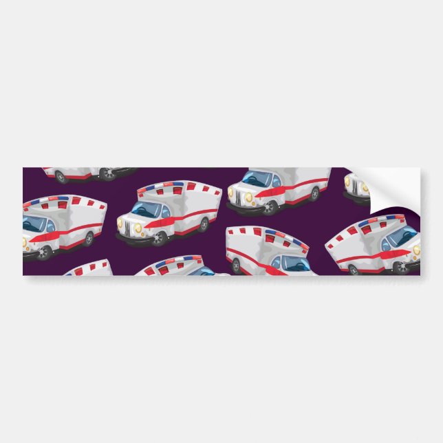 Ambulance Bumper Sticker (Front)