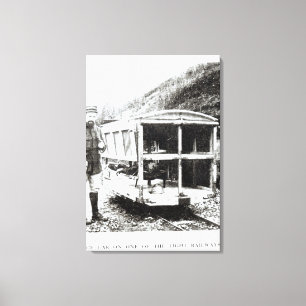 Ambulance Car on One of the Light Railways Canvas Print