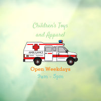 Ambulance cartoon illustration