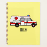 Ambulance cartoon illustration