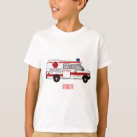 Ambulance cartoon illustration