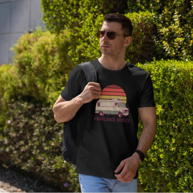 Ambulance Driver Retro   T-Shirt (Creator Uploaded)
