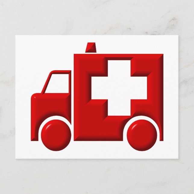 Ambulance / EMT Postcard (Front)