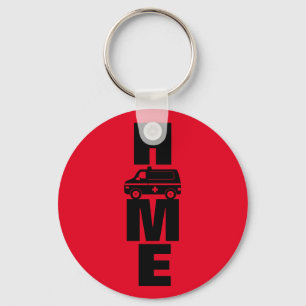 Ambulance Home I Key Ring
