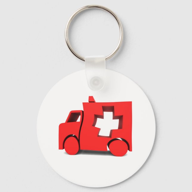 ambulance key ring (Front)