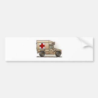 Ambulance Military Hummer Medic Bumper Sticker