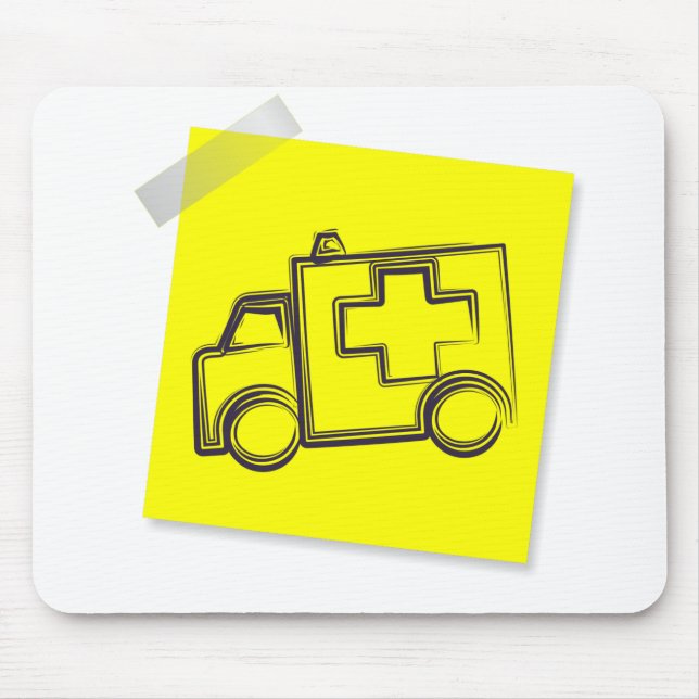 Ambulance Mouse Pad (Front)