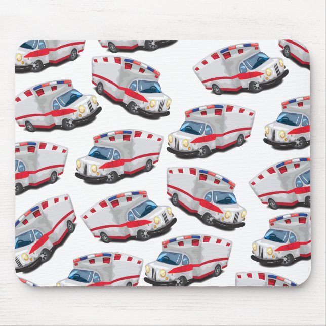 Ambulance Mouse Pad (Front)