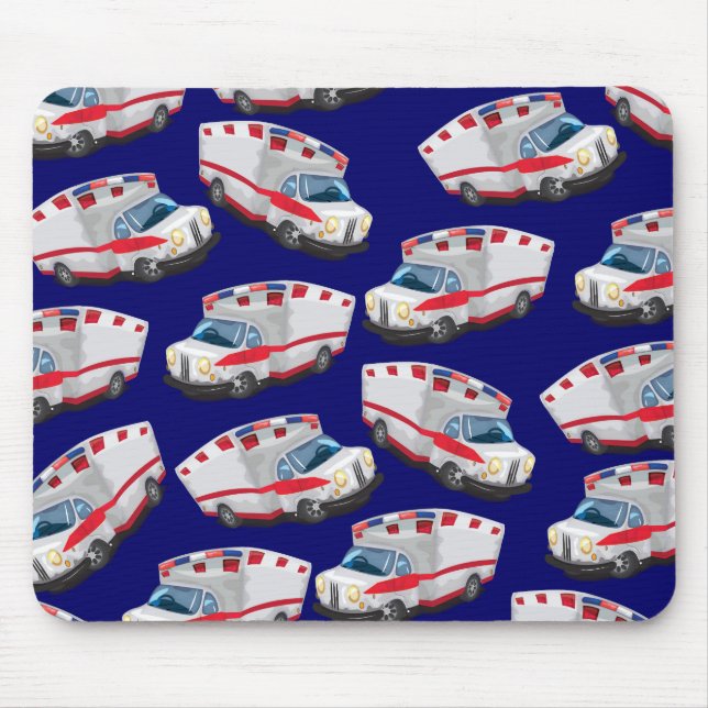 Ambulance Mouse Pad (Front)